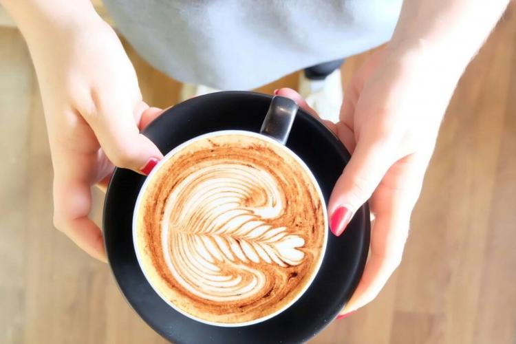 coffee with latte art